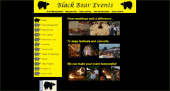 Desktop Screenshot of blackbeareventproduction.co.uk